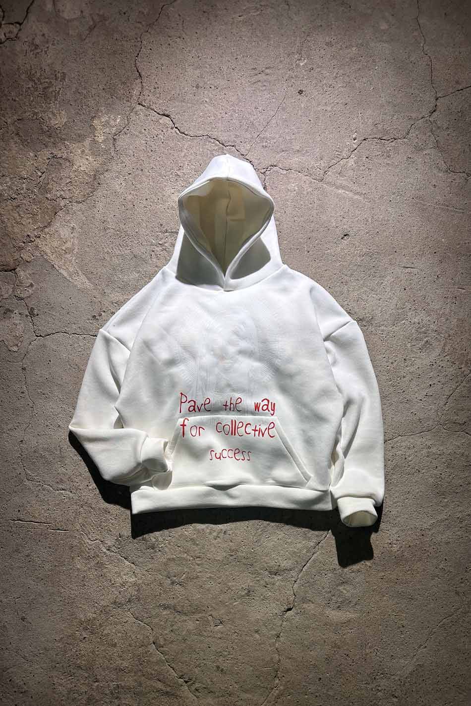 Collective Success Ekru Oversize Boxy Fit Hoodie - SOLDOUT