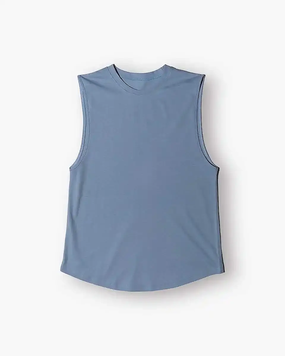 CORE Geniş Kollu Ice Blue Atlet 