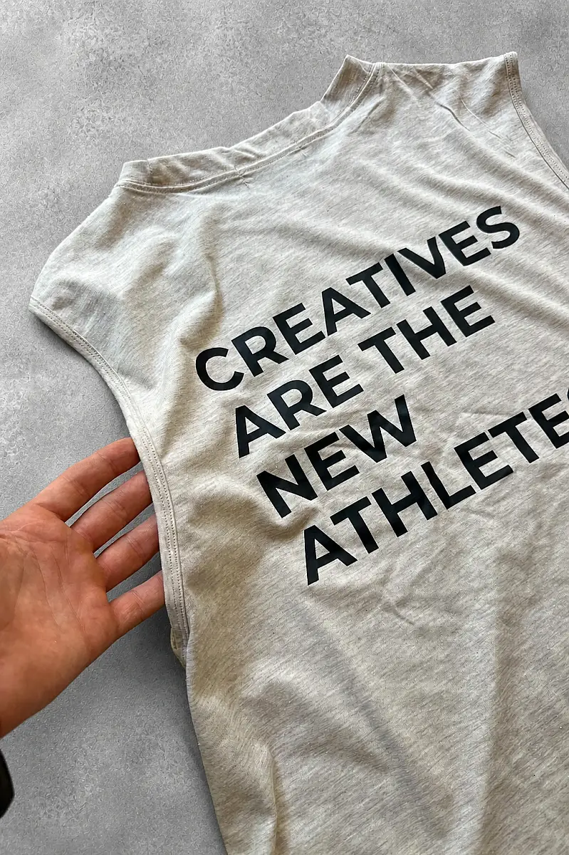 Creatives Are The New Athletes Kırık Beyaz Sporcu Atlet - SOLDOUT (1)
