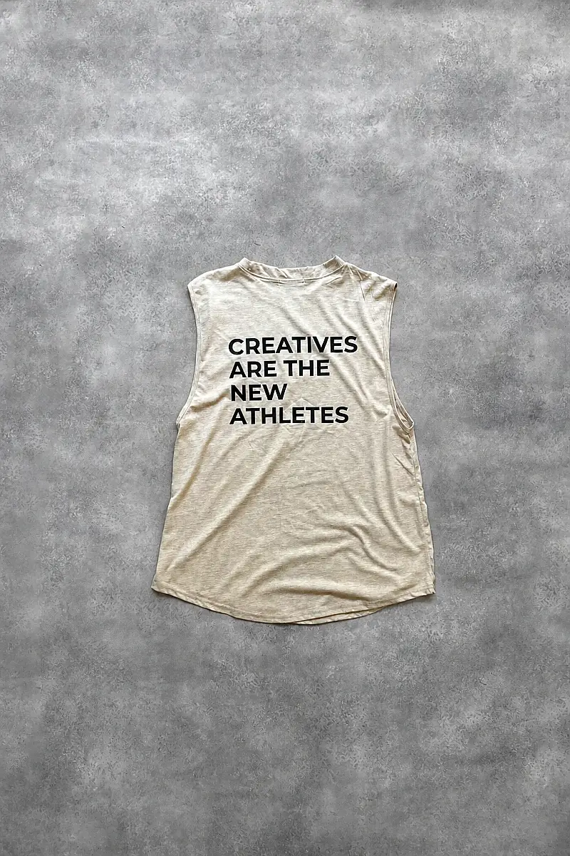 Creatives Are The New Athletes Kırık Beyaz Sporcu Atlet - 1