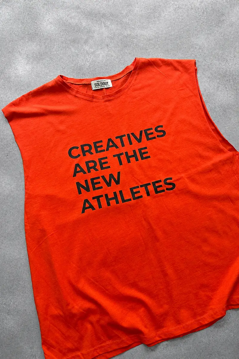 Creatives Are The New Athletes Kırmızı Sporcu Atlet - 1