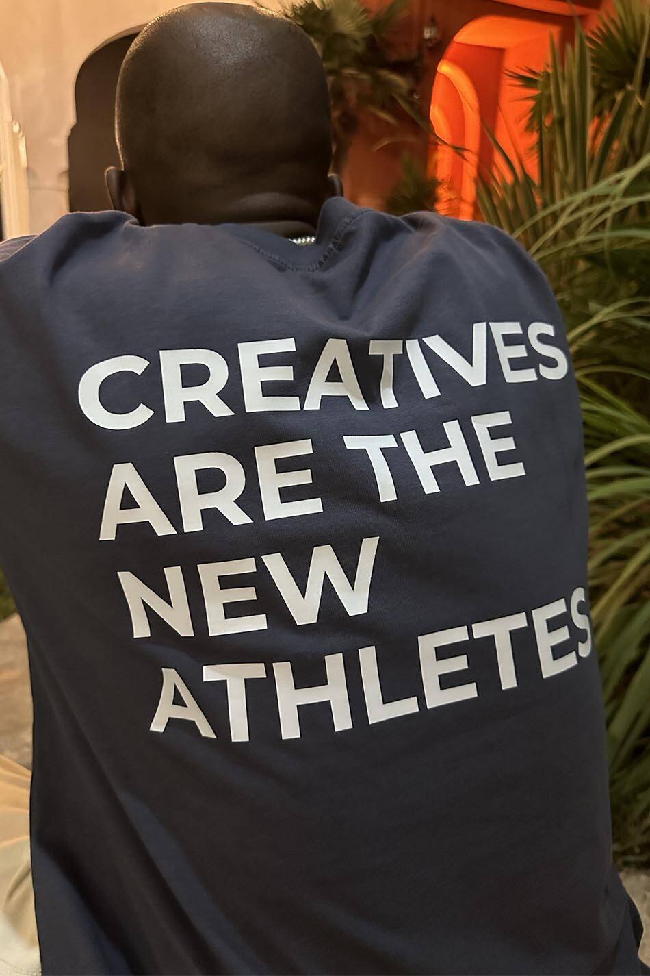 Creatives Baskılı Antrasit Oversize Tişört - 1