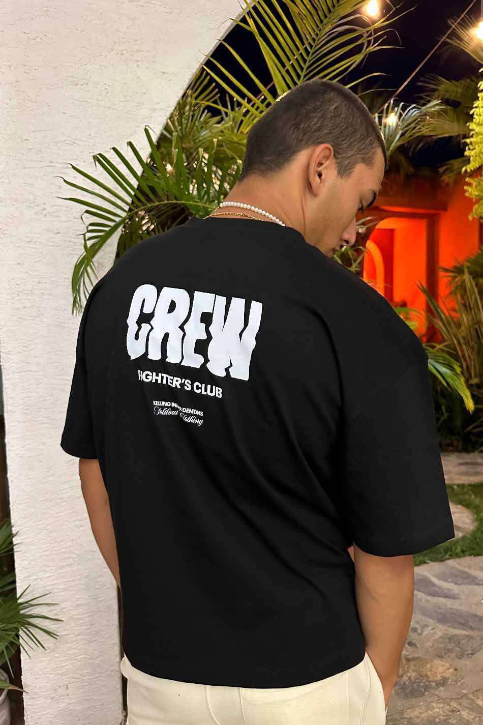 Crew Oversize Tişört - 1