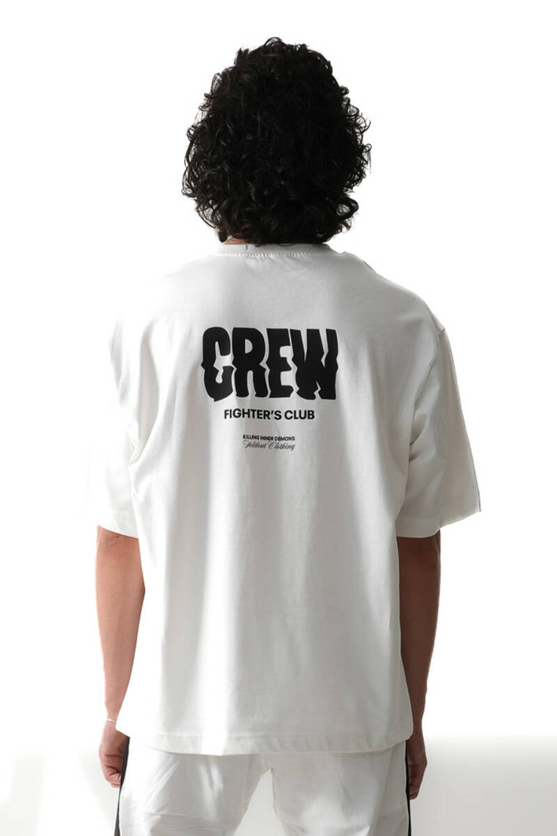 Crew Oversize Tişört - 1