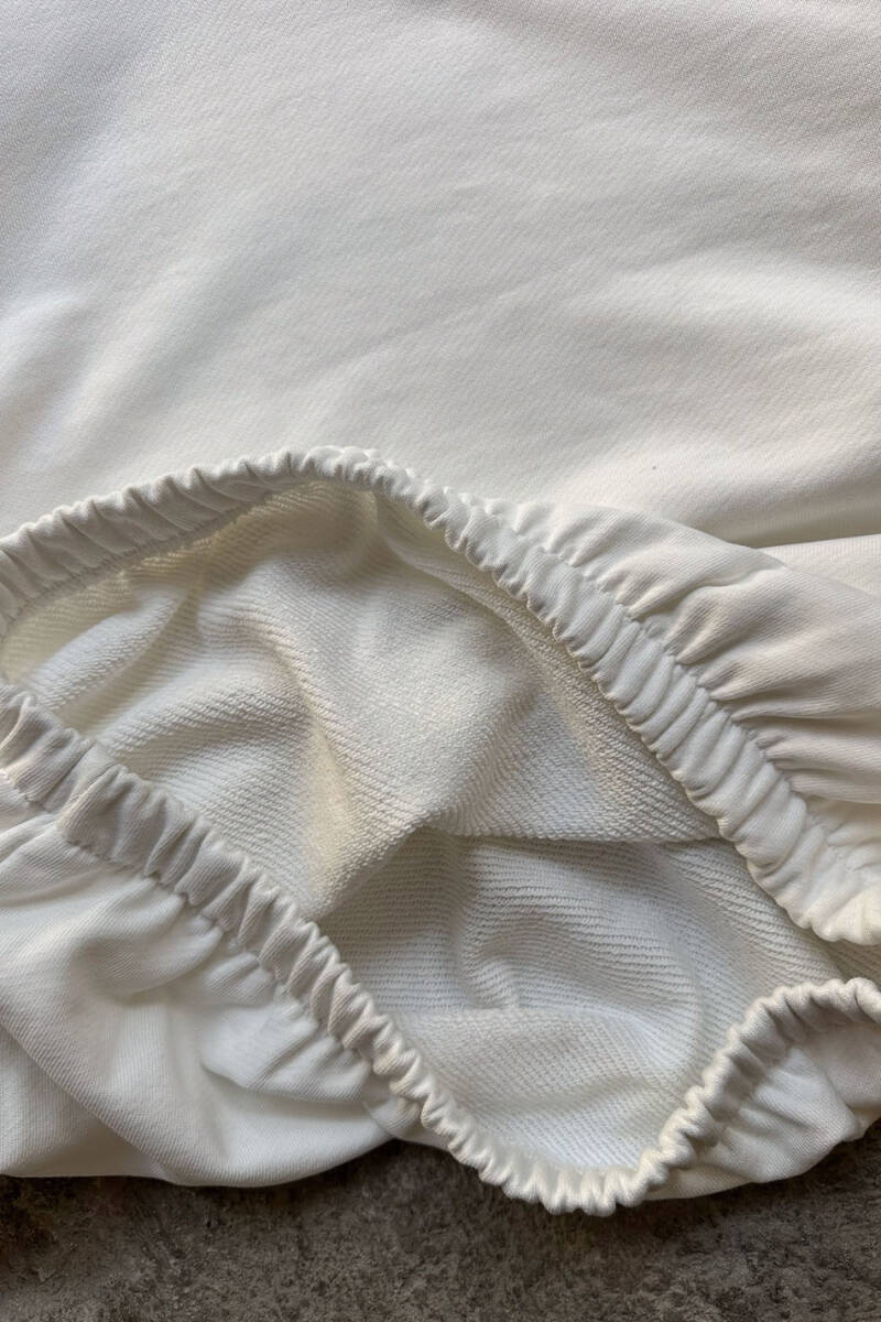 Ekru Heavyweight (550GSM) Oversize Boxy Fit Hoodie - SOLDOUT (1)