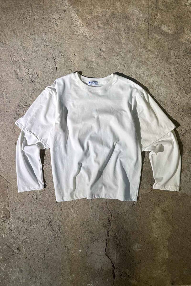 Ekru Layered Long Sleeve Tee - SOLDOUT