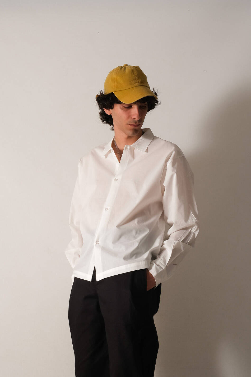 Ekru Oversize Gömlek - SOLDOUT