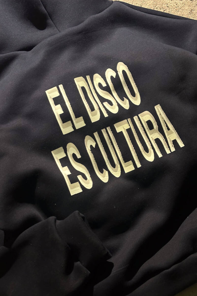 El Disco Lacivert Oversize Boxy Fit Hoodie - 3