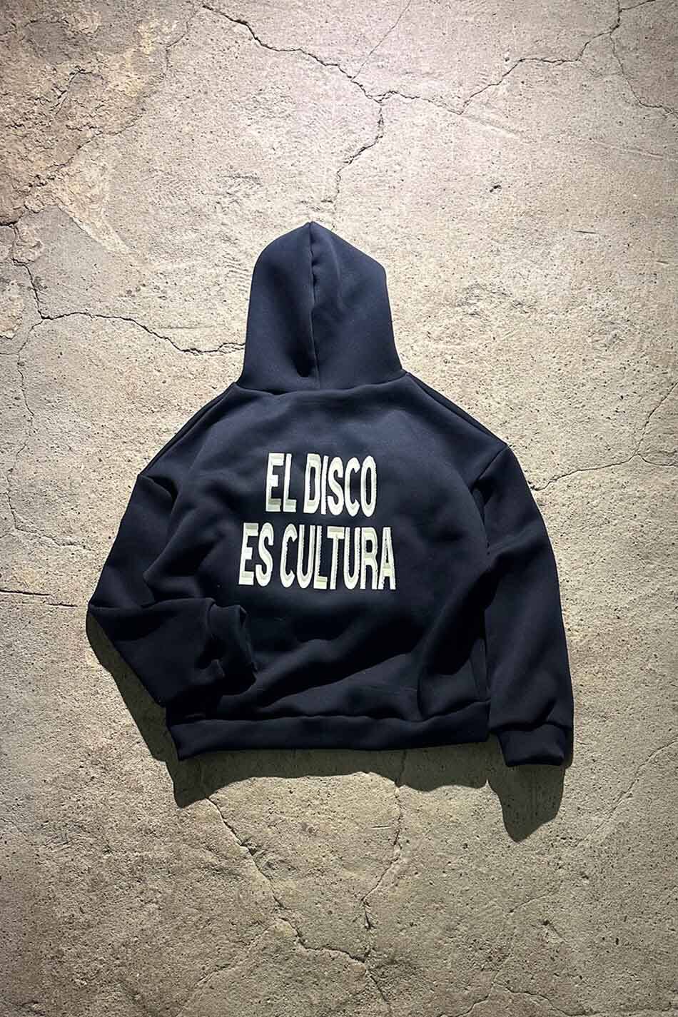 El Disco Lacivert Oversize Boxy Fit Hoodie - SOLDOUT