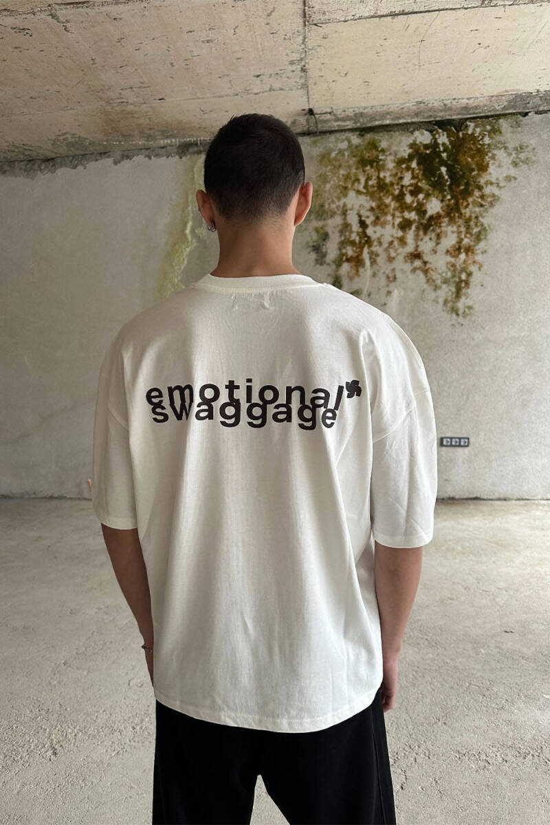 Emotional Swaggage Baskılı Oversize Tişört - 3