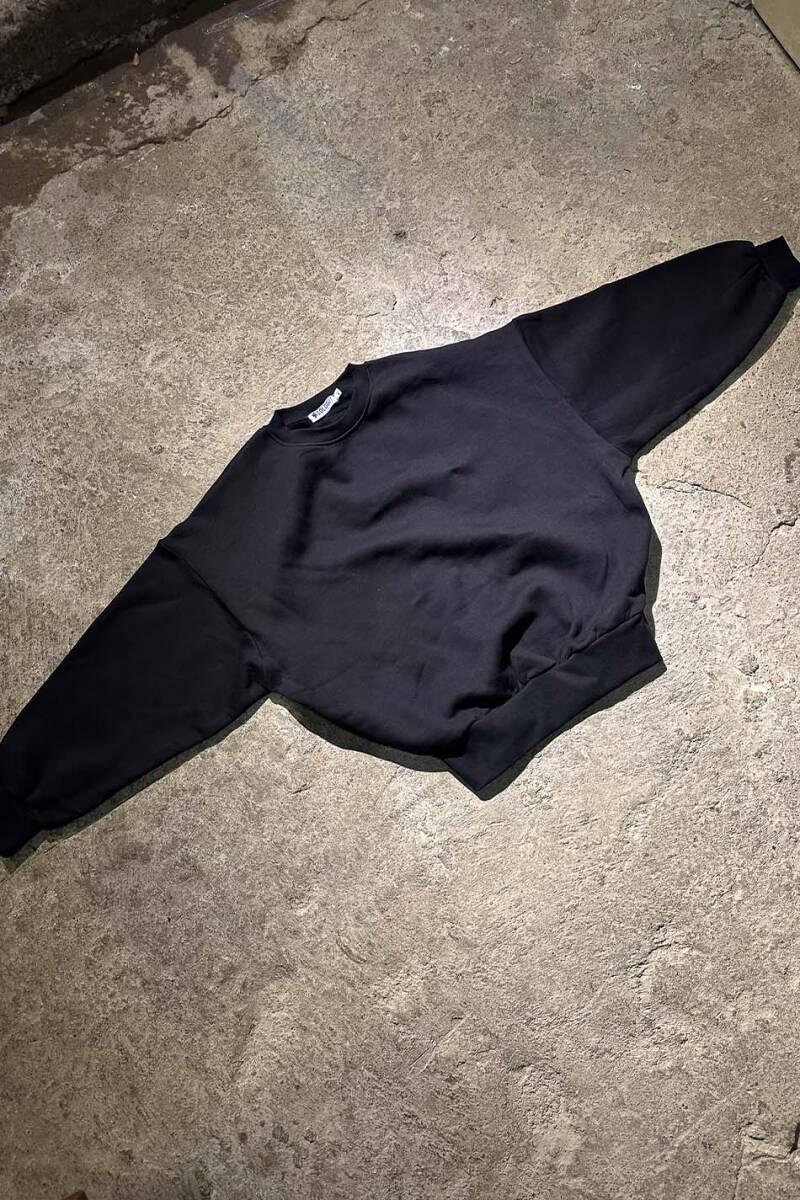 Extra Oversize Siyah Heavyweight Sweatshirt - 4