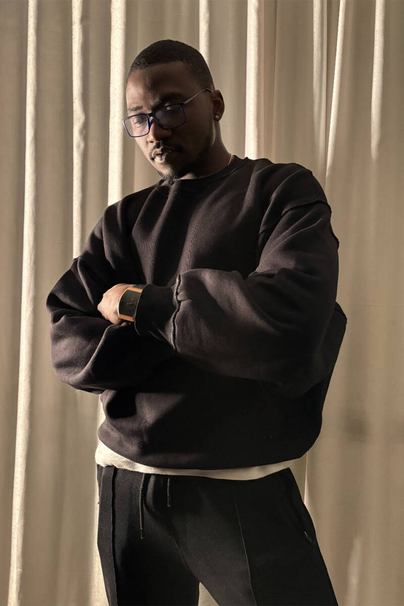 Extra Oversize Siyah Heavyweight Sweatshirt - 3