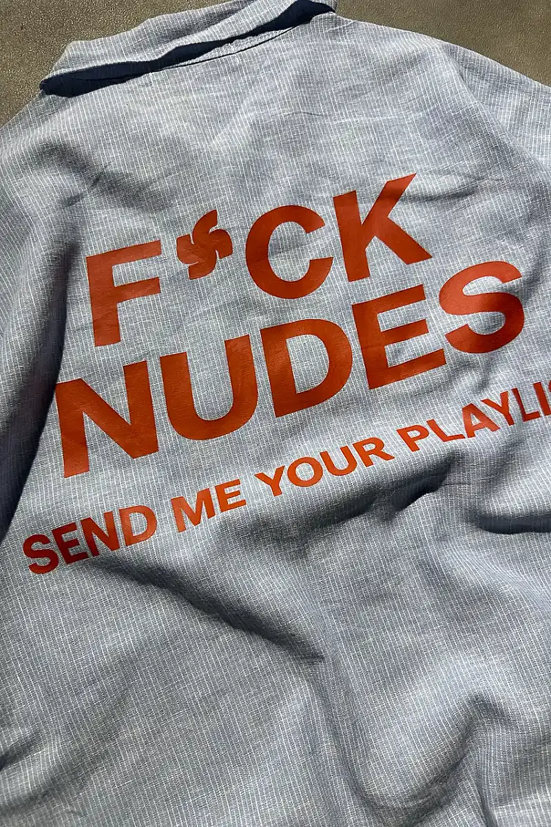 F*ck Nudes Oversize Gömlek - SOLDOUT (1)