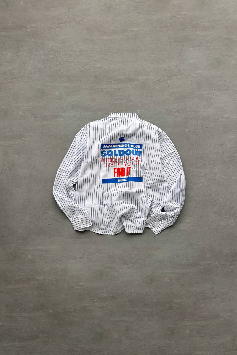 FIND IT İnce Siyah Çizgili Oversize Gömlek - SOLDOUT