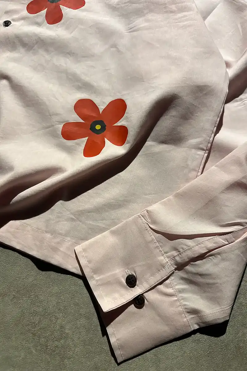 Flowers Oversize Gömlek - SOLDOUT (1)