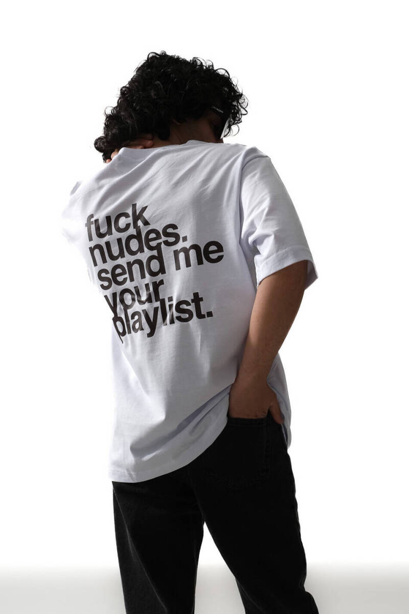 Fuck Nudes Oversize Tişört - 3