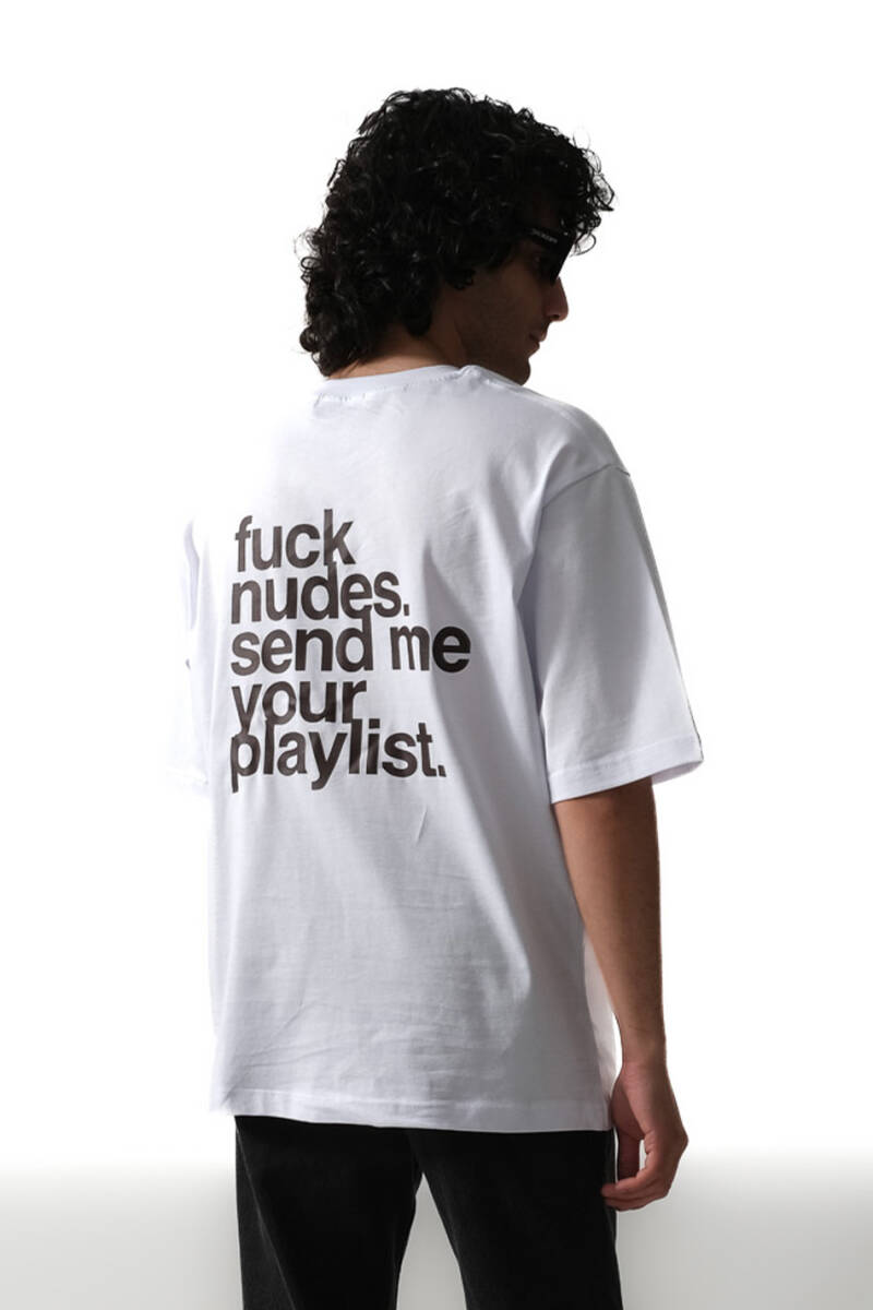 Fuck Nudes Oversize Tişört - 1