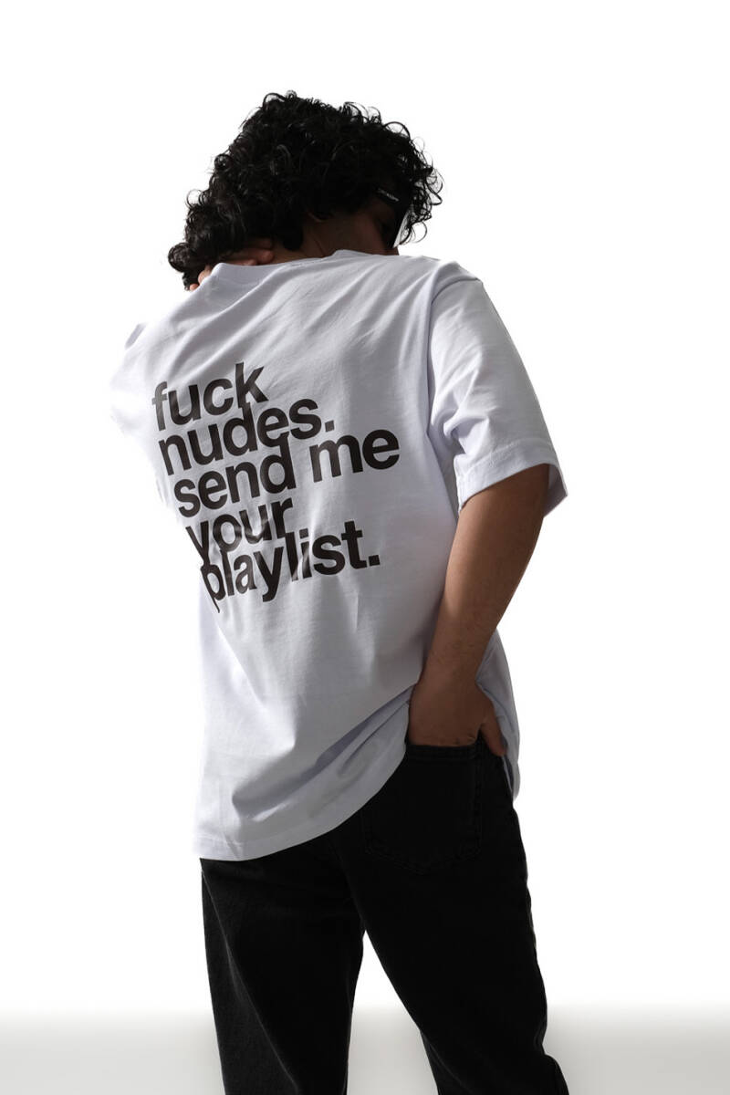 Fuck Nudes Oversize Tişört - 3