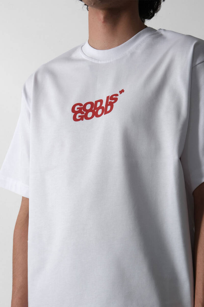 God is Good Heavyweight Oversize Tişört - 5