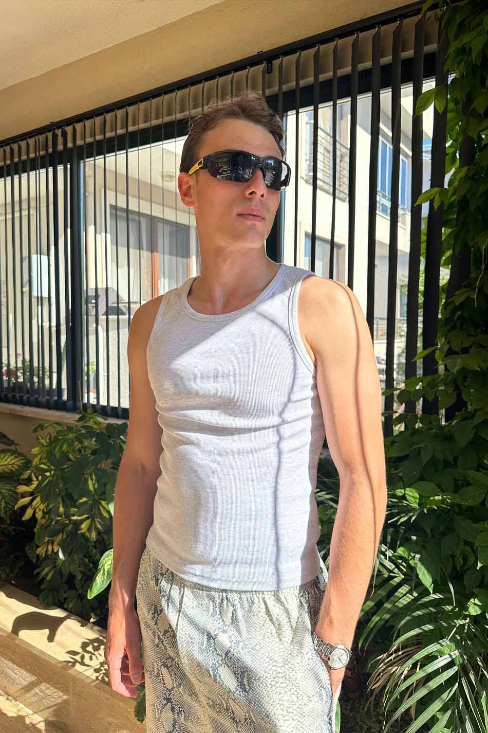 Gri İnce Askılı Atlet - SOLDOUT