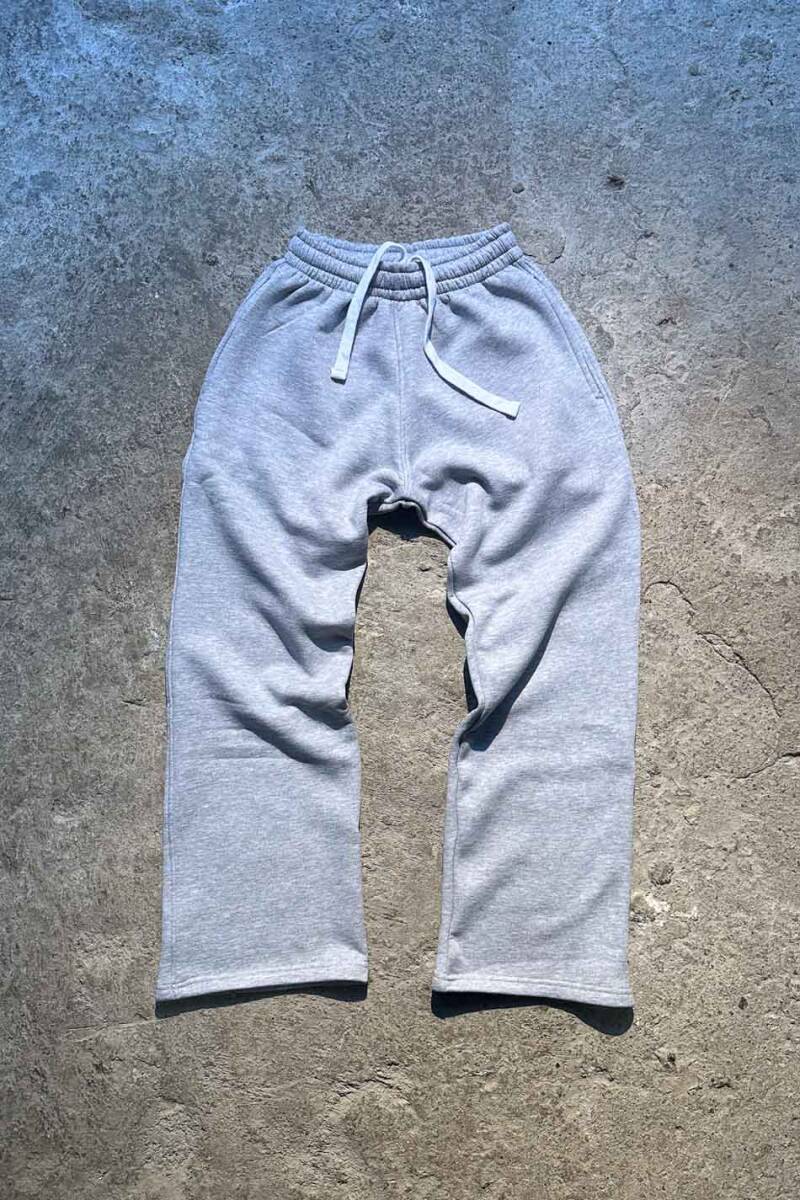 Gri Melanj Baggy Eşofman - 1