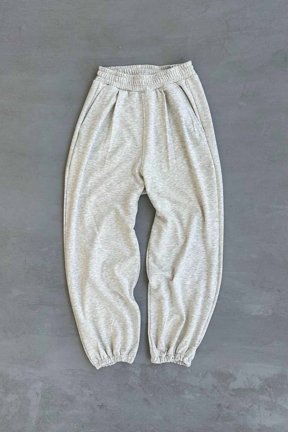 Gri Melanj Bol Eşofman - SOLDOUT