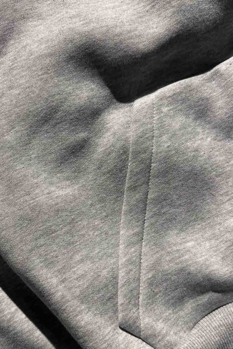 Gri Melanj Oversize Boxy Fit Hoodie - 3