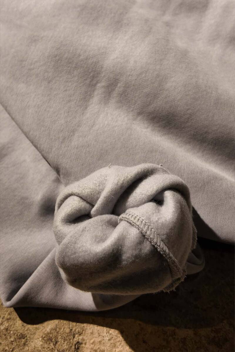 Gri Oversize Boxy Fit Sweatshirt - 4