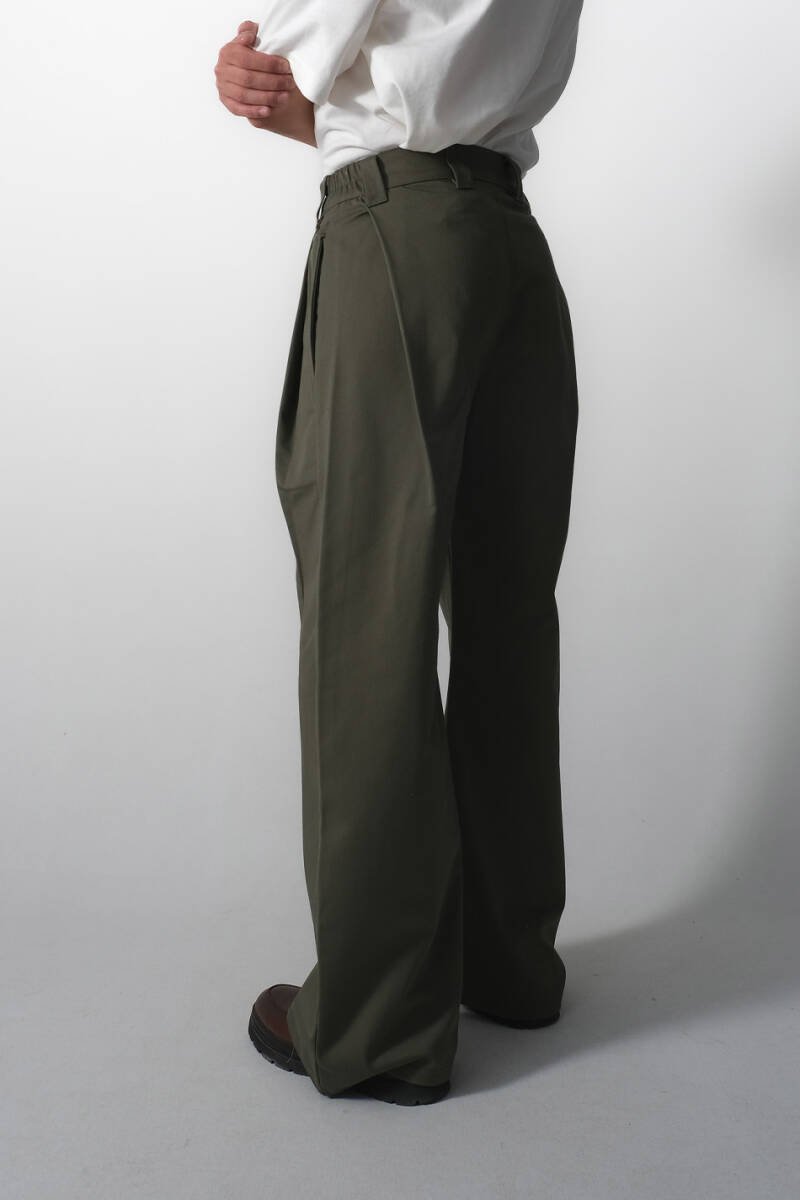 Çift Pileli Baggy Pantolon - 5