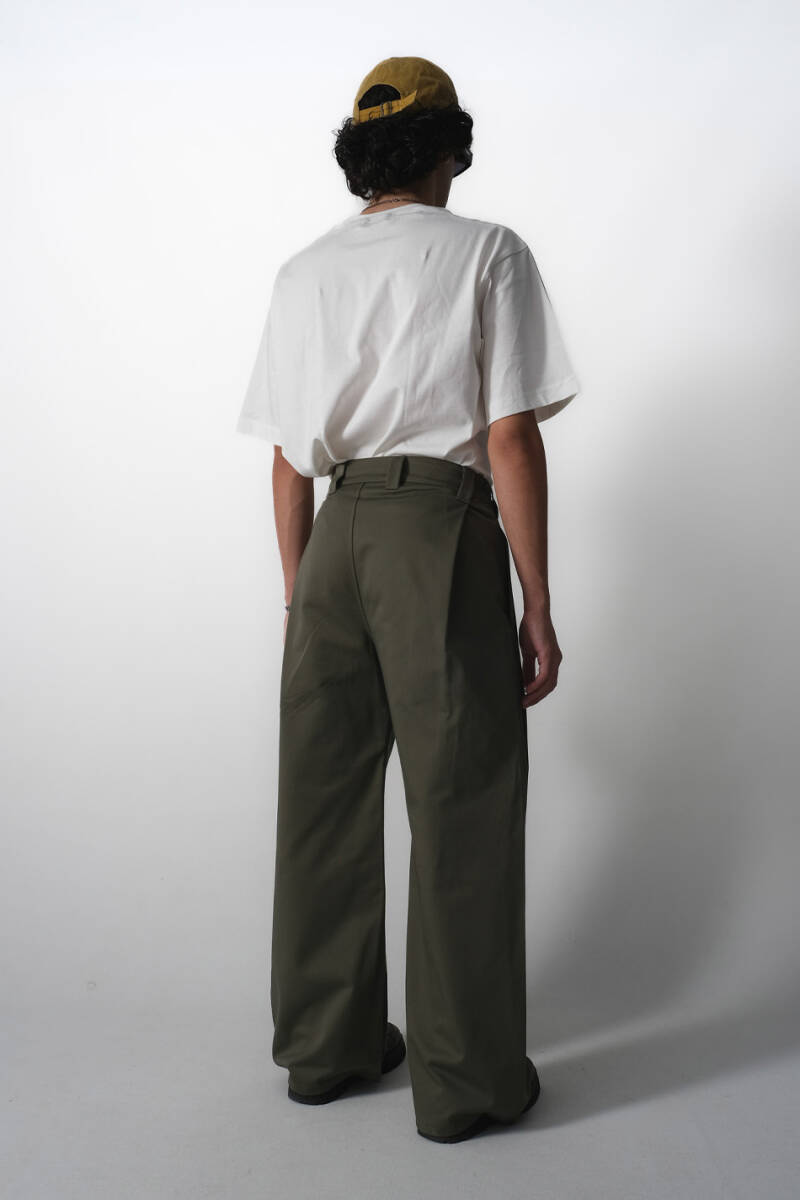 Çift Pileli Baggy Pantolon - 8
