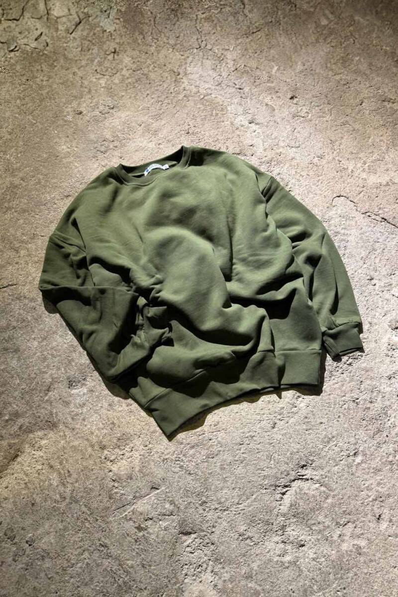 Haki Extra Oversize Boxy Fit Sweatshirt - 2