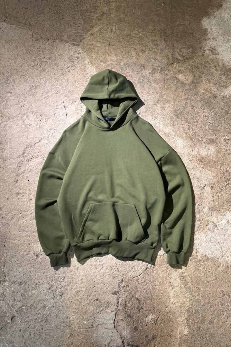 Haki Yeşil Heavyweight Oversize Boxy Fit Hoodie - SOLDOUT