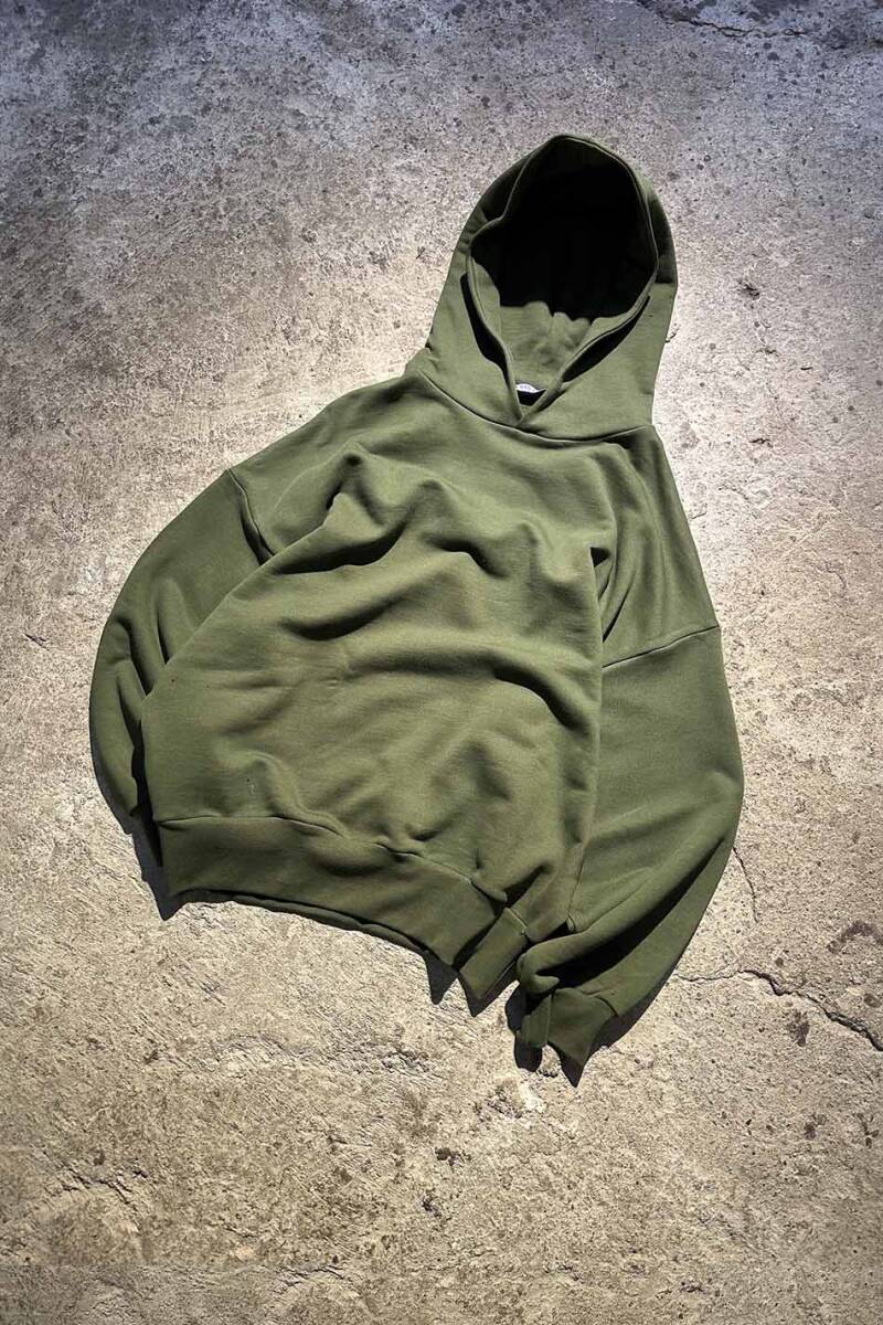 Haki Yeşil Heavyweight (450GSM) Oversize Boxy Fit Hoodie - 5