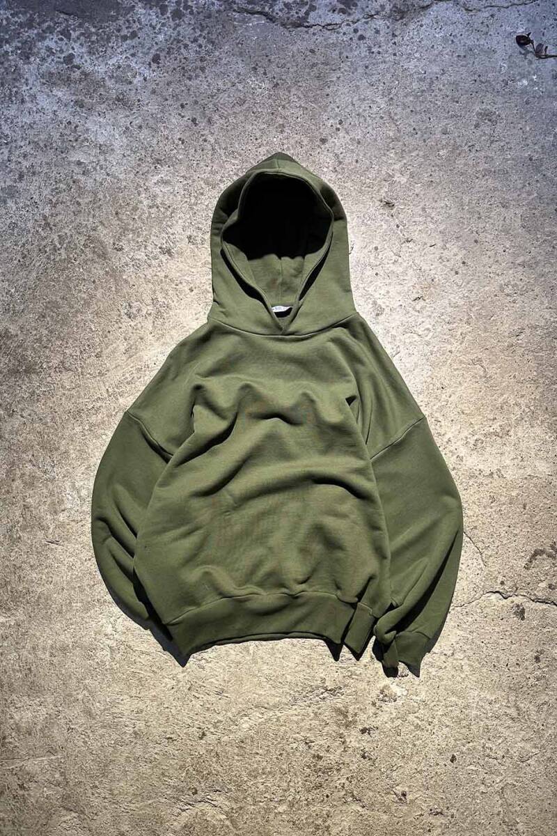 Haki Yeşil Heavyweight (450GSM) Oversize Boxy Fit Hoodie - SOLDOUT