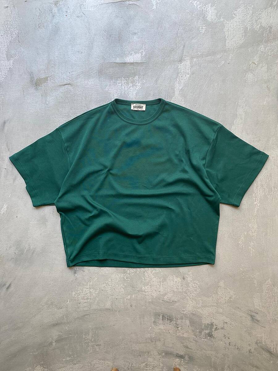 Heavyweight Boxy Fit Crop Tişört - SOLDOUT