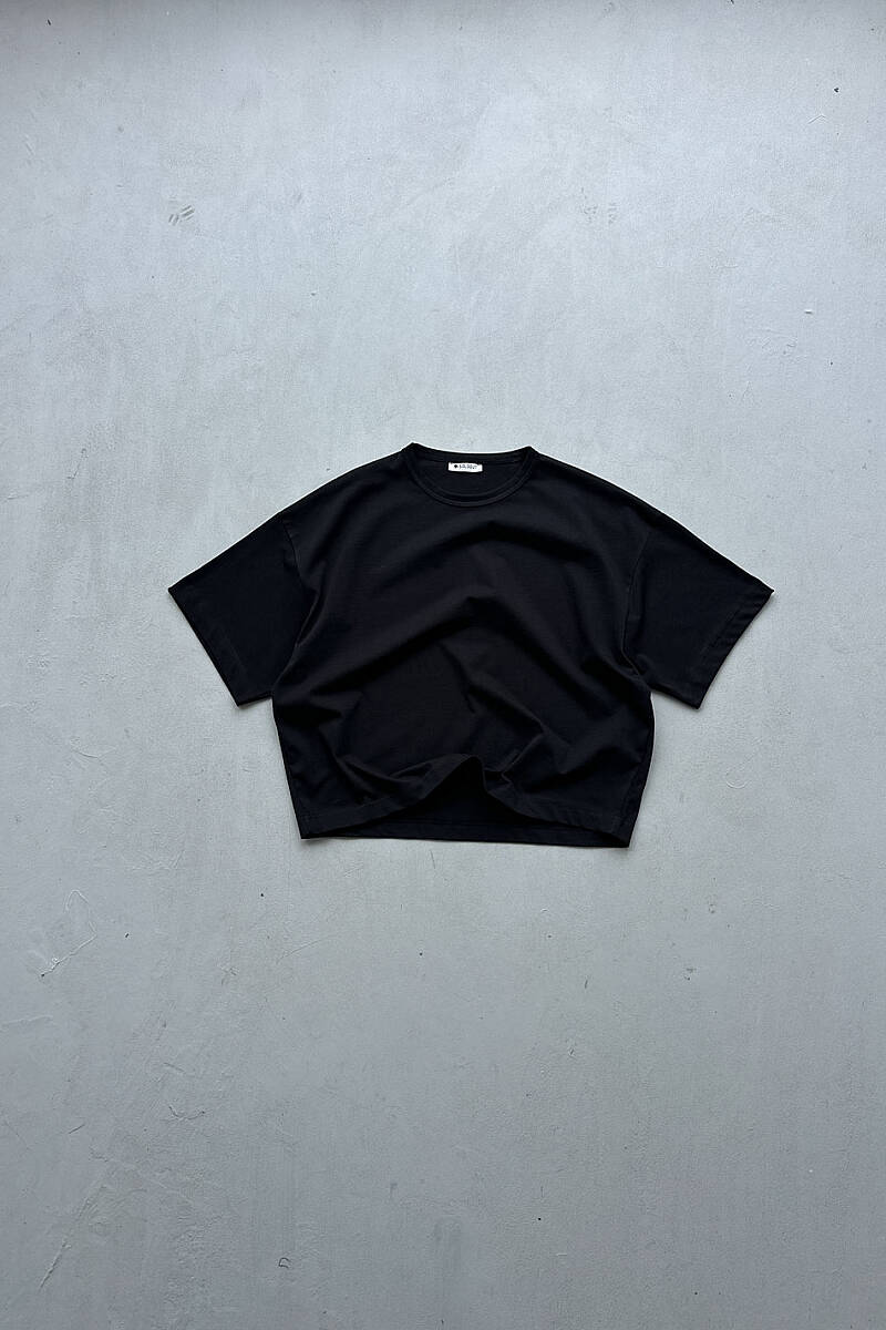 Heavyweight Boxy Fit Crop Tişört - SOLDOUT