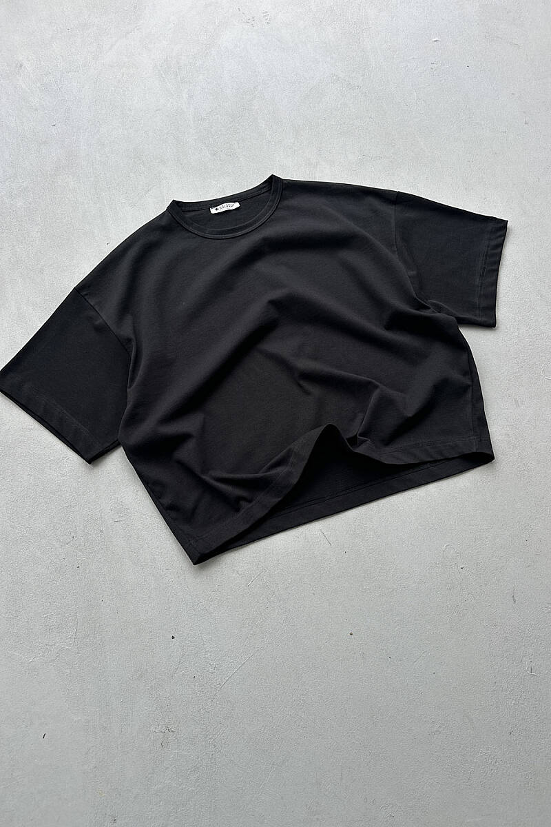 Heavyweight Boxy Fit Crop Tişört - 3