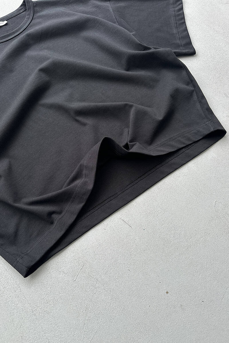 Heavyweight Boxy Fit Crop Tişört - 4
