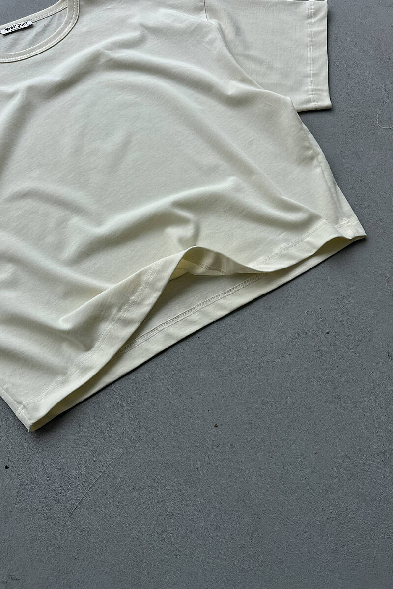 Heavyweight Boxy Fit Crop Tişört - 5