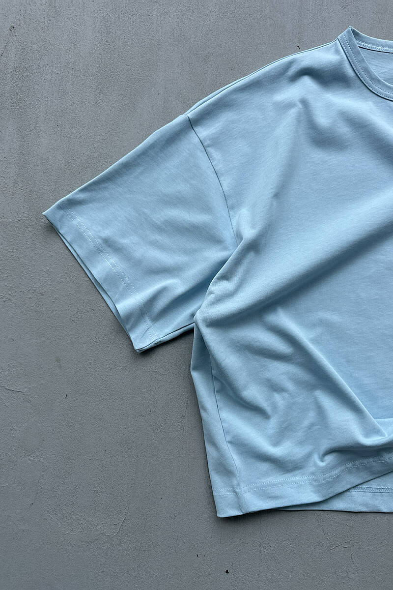 Heavyweight Boxy Fit Crop Tişört - 4