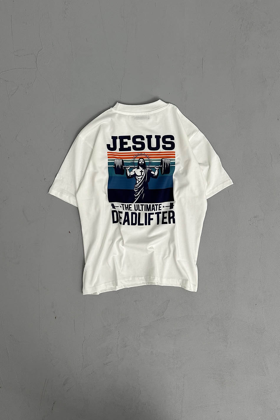 Jesus Baskılı Oversize Tişört - 3