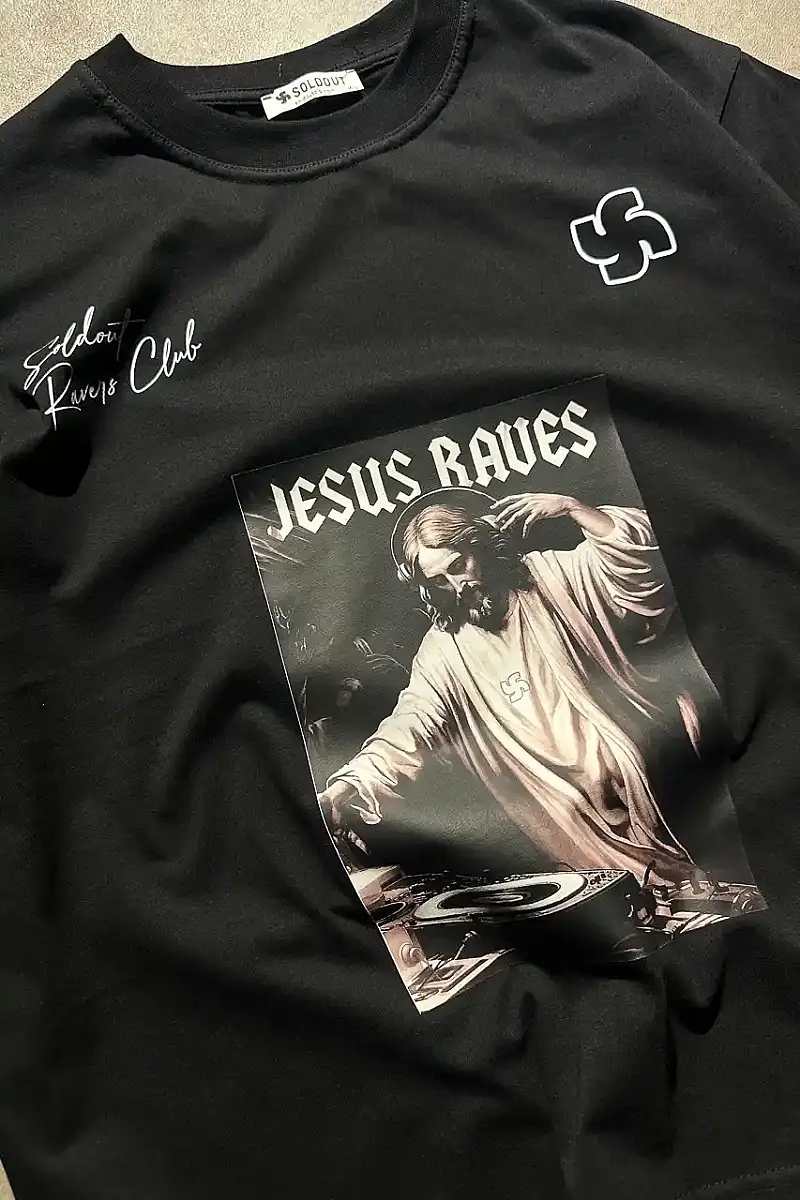 Jesus Raves Oversize T-Shirt - SOLDOUT (1)