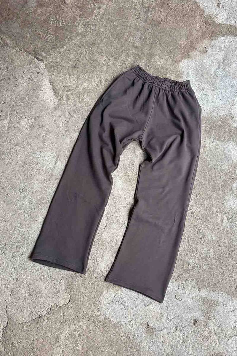 Kahverengi Heavyweight Baggy Eşofman - 4