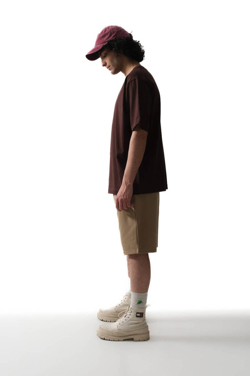 Acı Kahve Basic Oversize Tişört - 5