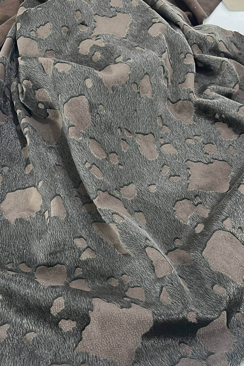 Kahverengi Dokulu Boxy Fit Ceket - 4