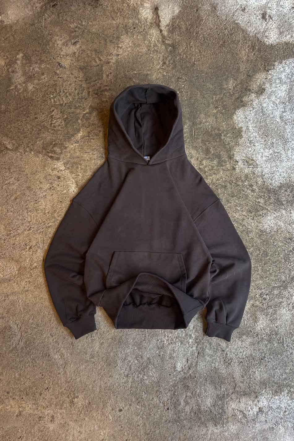 Kahverengi Heavyweight (450GSM)Oversize Boxy Fit Hoodie - 1