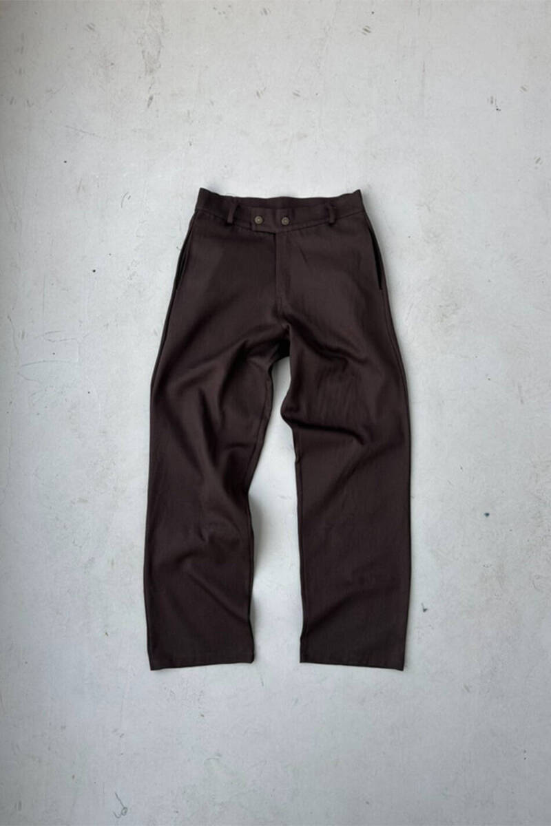 Kahverengi Yüksek Bel Baggy Pantolon - 7