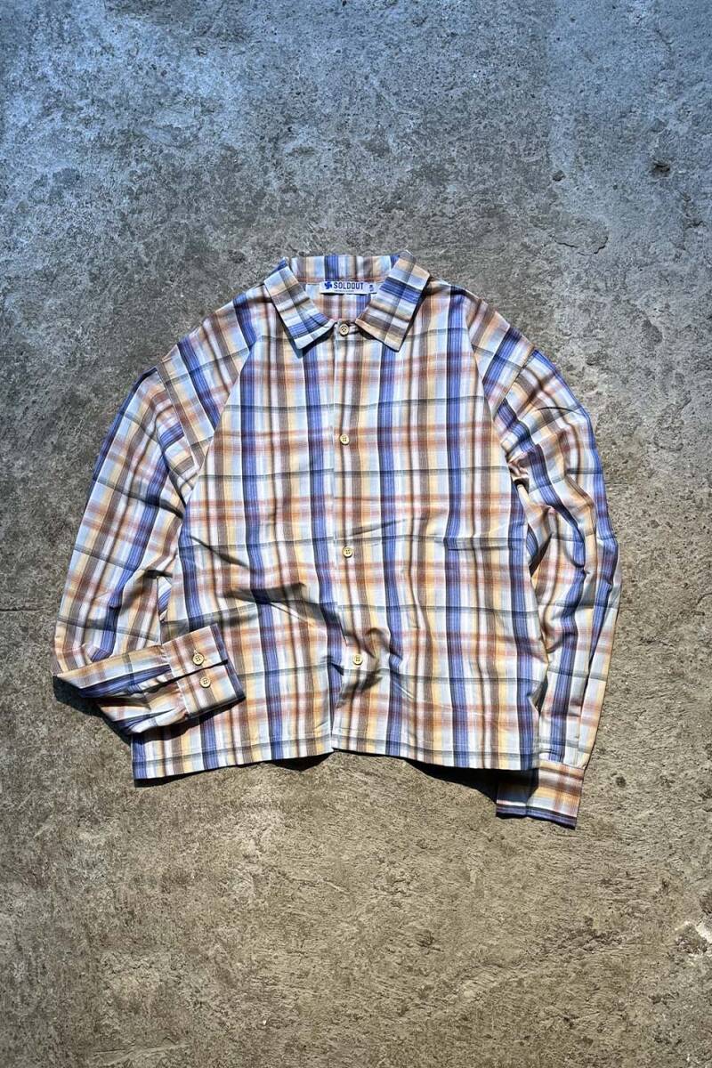 Karışık Renkli Çizgili - Ekose Oversize Gömlek - 1