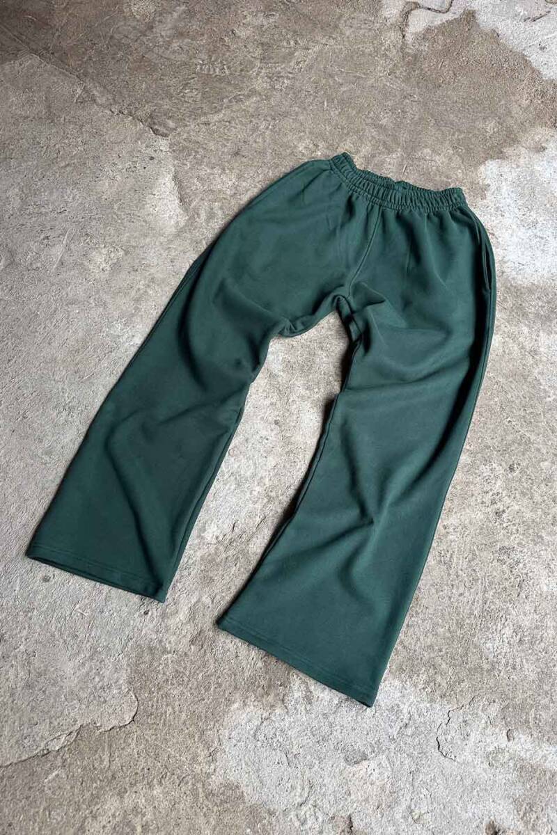 Yeşil Heavyweight Baggy Eşofman - 3
