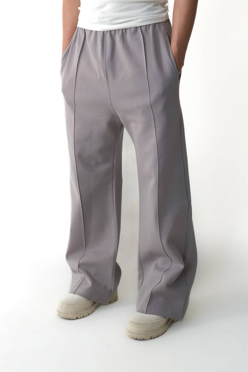 Kül Grisi Essential Çimalı Double Face Baggy Eşofman - 2